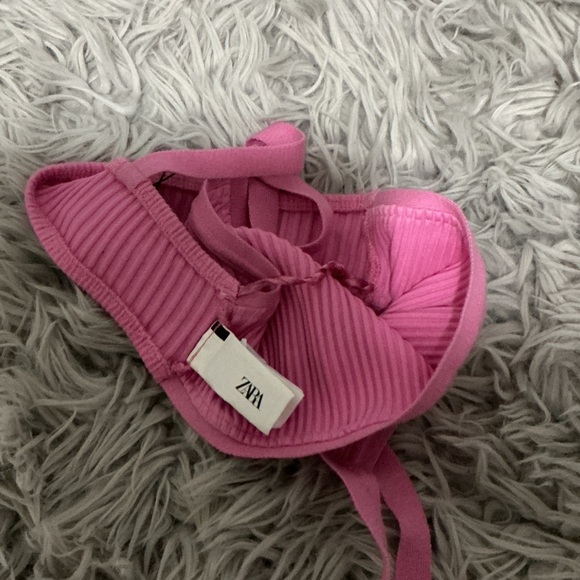 Zara Pink Ribbed Bra - Picture 3 of 3